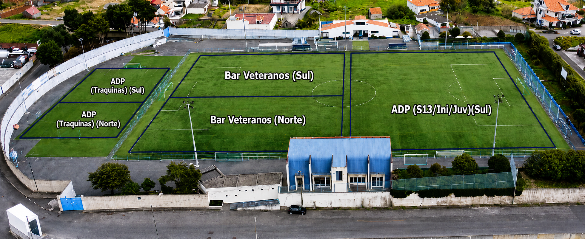 Localização dos campos